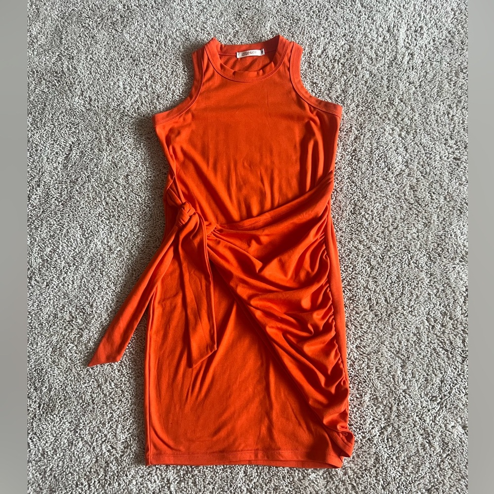 Orange Mini Dress